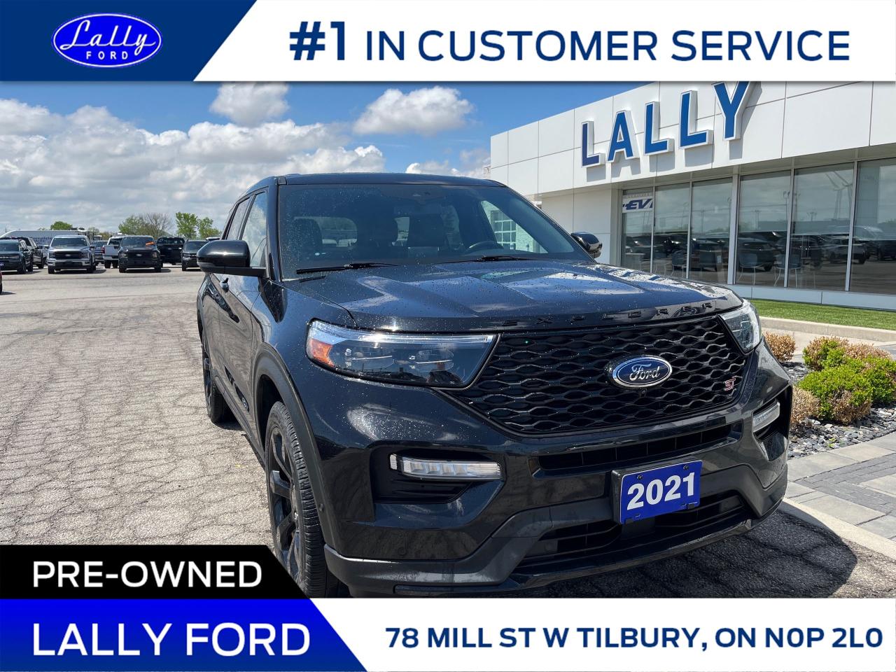 Used 2021 Ford Explorer ST Awd, Local Trade, Must See! for sale in Tilbury, ON
