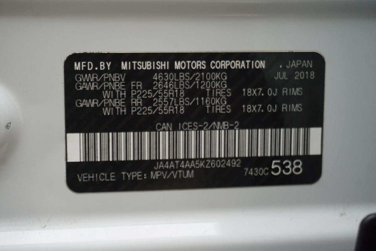 2019 Mitsubishi Eclipse Cross SE S-AWD CERTIFIED *FREE ACCIDENT* CAMERA BLUETOOTH HEATED SEATS CRUISE ALLOYS - Photo #40