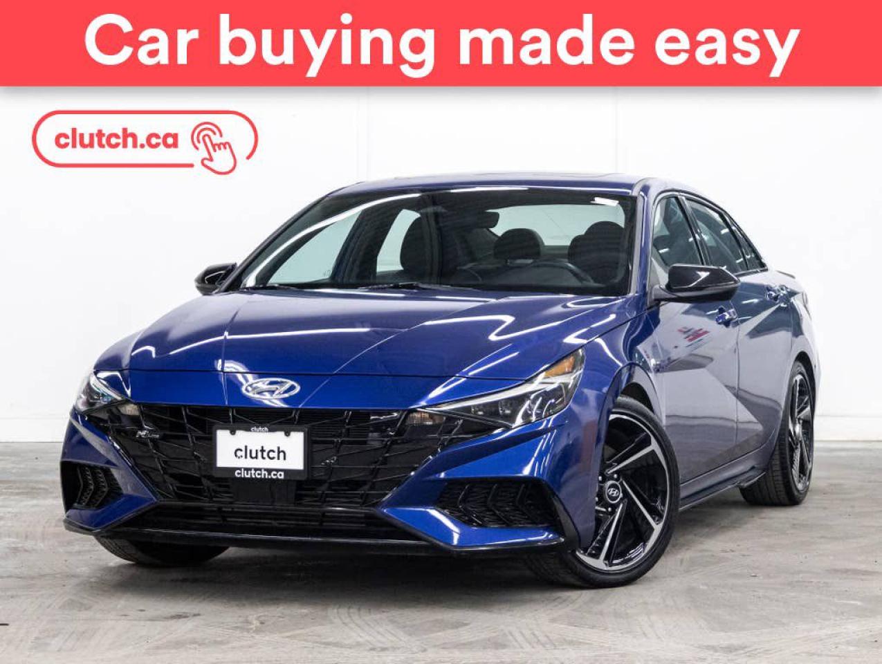 Used 2023 Hyundai Elantra N-Line Ultimate w/ Apple CarPlay & Android Auto, Nav, Power Moonroof for sale in Toronto, ON