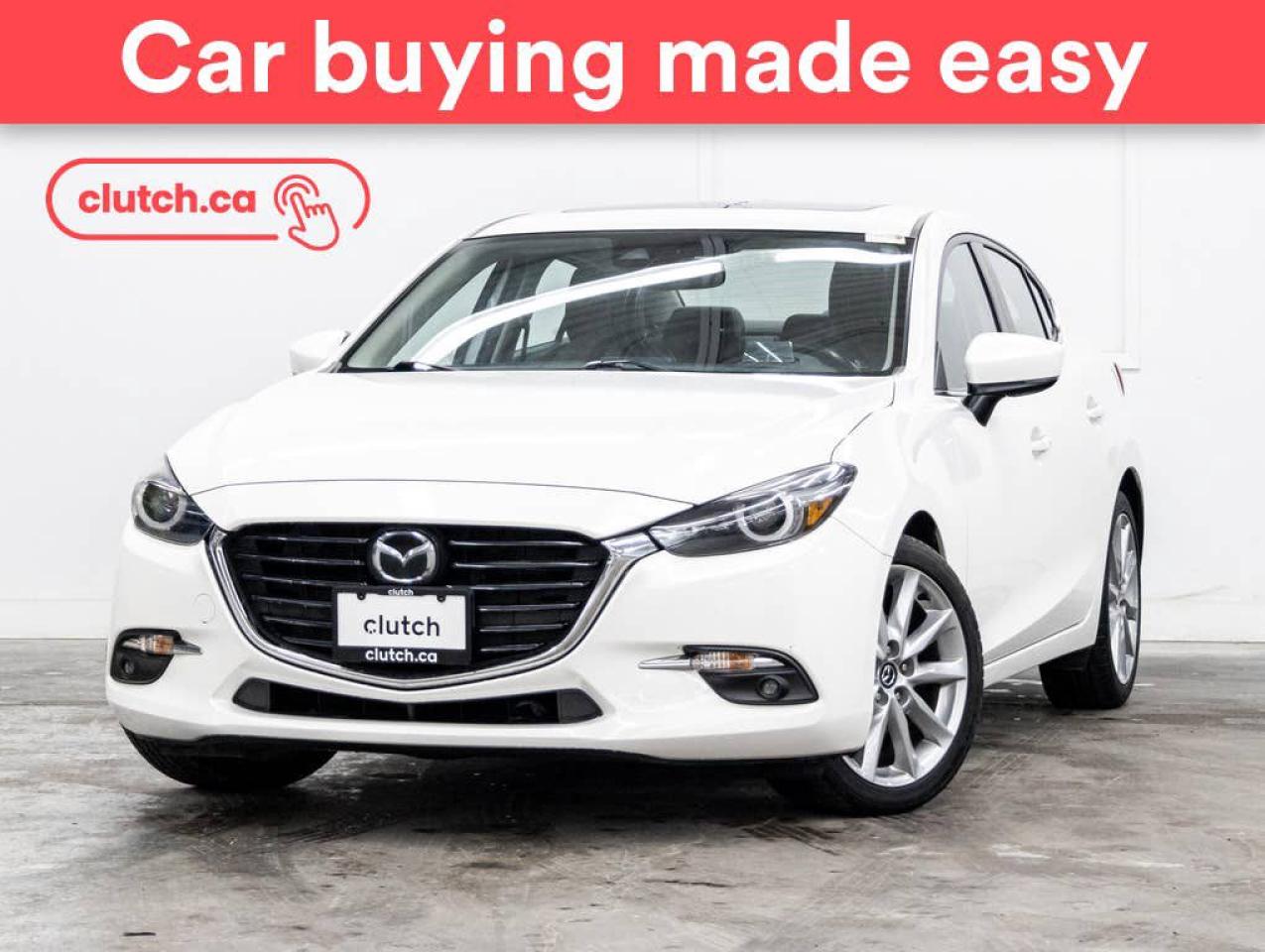 Used 2017 Mazda MAZDA3 GT w/ Premium Pkg & Technology Pkg w/ Nav, Power Moonroof, Heated Steering Wheel for sale in Toronto, ON