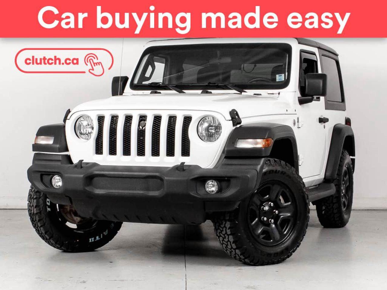 Used 2020 Jeep Wrangler Sport 4WD w/ Rear View Cam, Bluetooth, A/C for sale in Bedford, NS