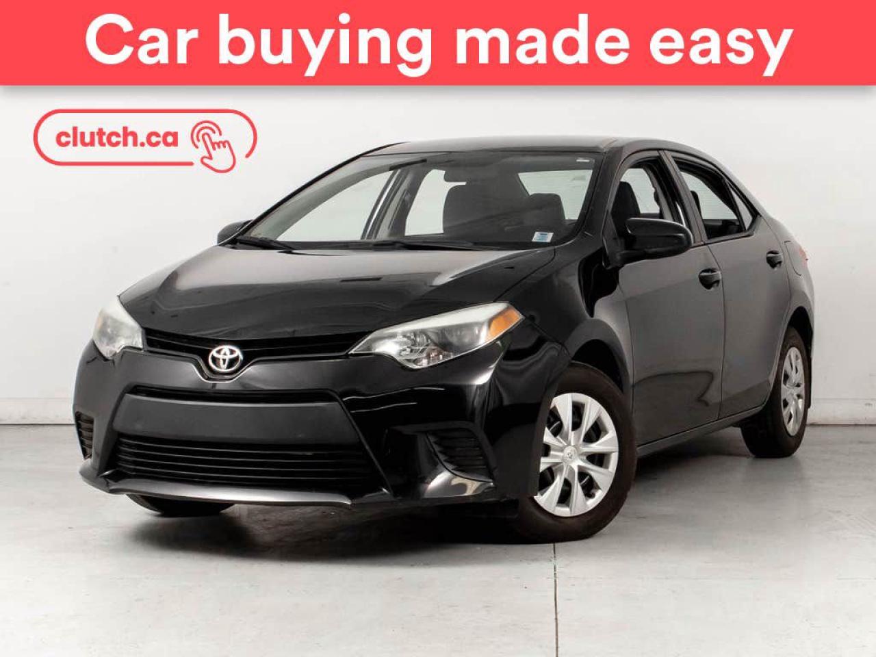 Used 2015 Toyota Corolla CE w/ Bluetooth, A/C for sale in Bedford, NS