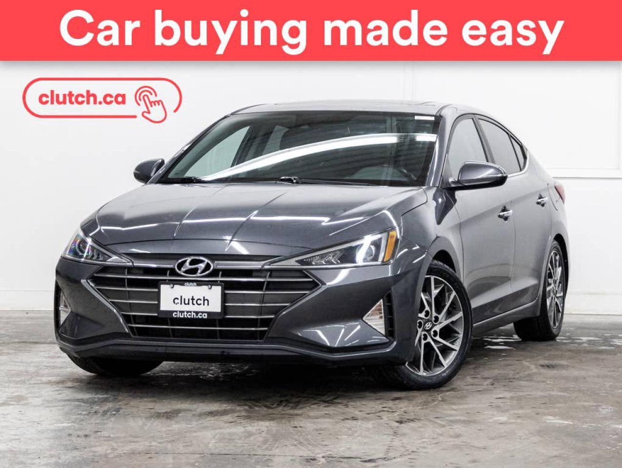 Used 2019 Hyundai Elantra Luxury w/ Apple CarPlay & Android Auto, Power Moonroof, Rearview Cam for sale in Toronto, ON