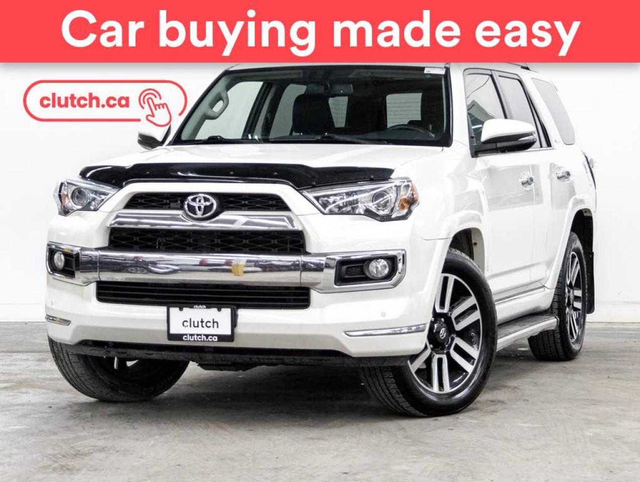 Used 2016 Toyota 4Runner SR5 V6 4WD w/ Limited Pkg w/ Front Heated Seats, Rearview Cam, Nav for sale in Toronto, ON