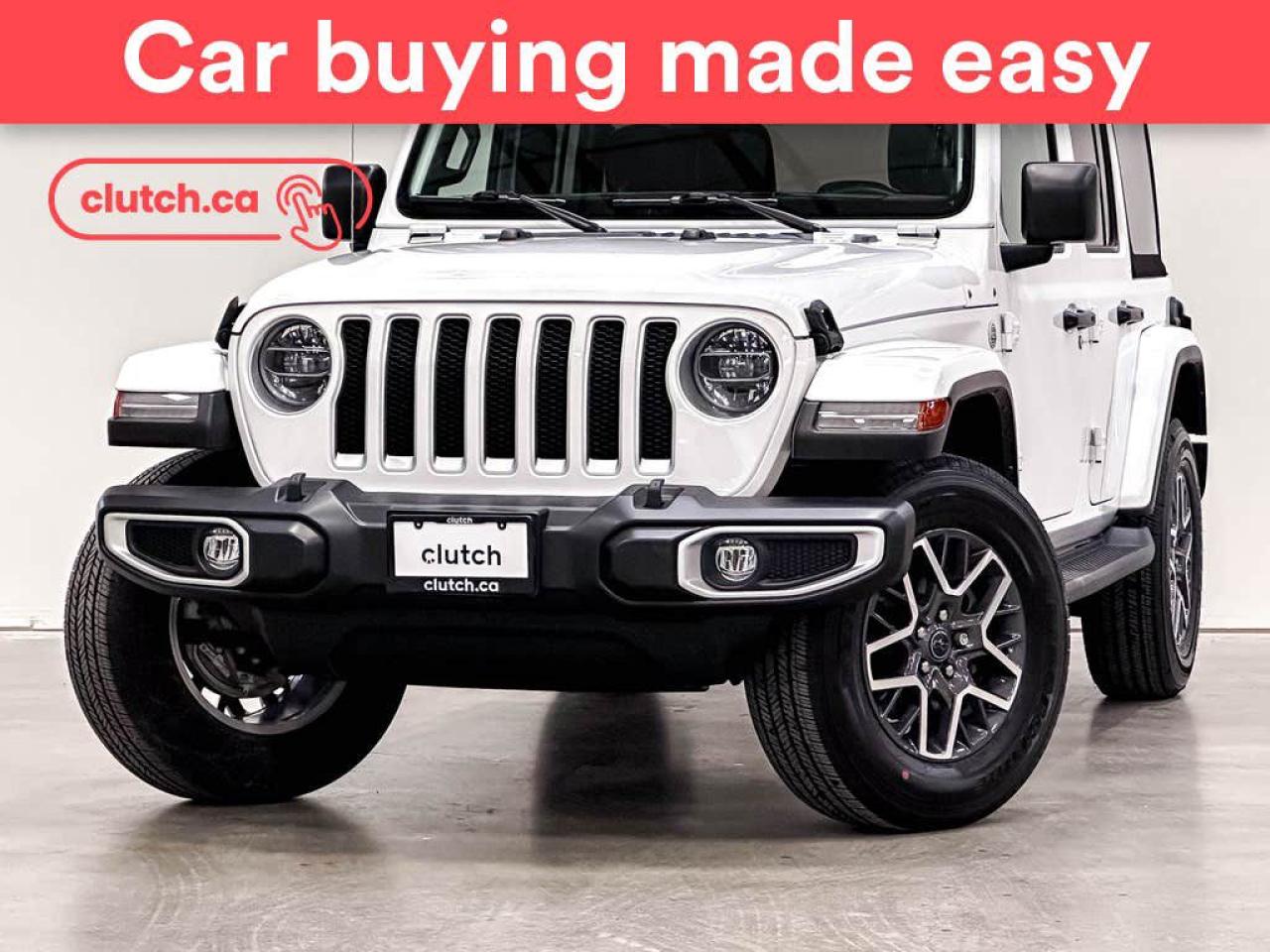Used 2021 Jeep Wrangler Unlimited Sahara 4X4 w/ Apple CarPlay, Heated Front Seats, Rearview Cam for sale in Toronto, ON