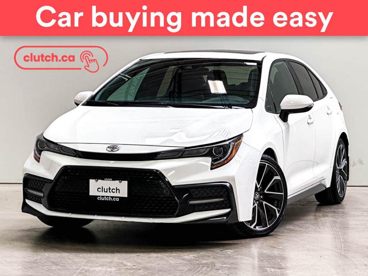 Used 2020 Toyota Corolla SE w/ Upgrade Pkg. w/ Apple CarPlay, Heated Front Seats, Rearview Cam for sale in Toronto, ON