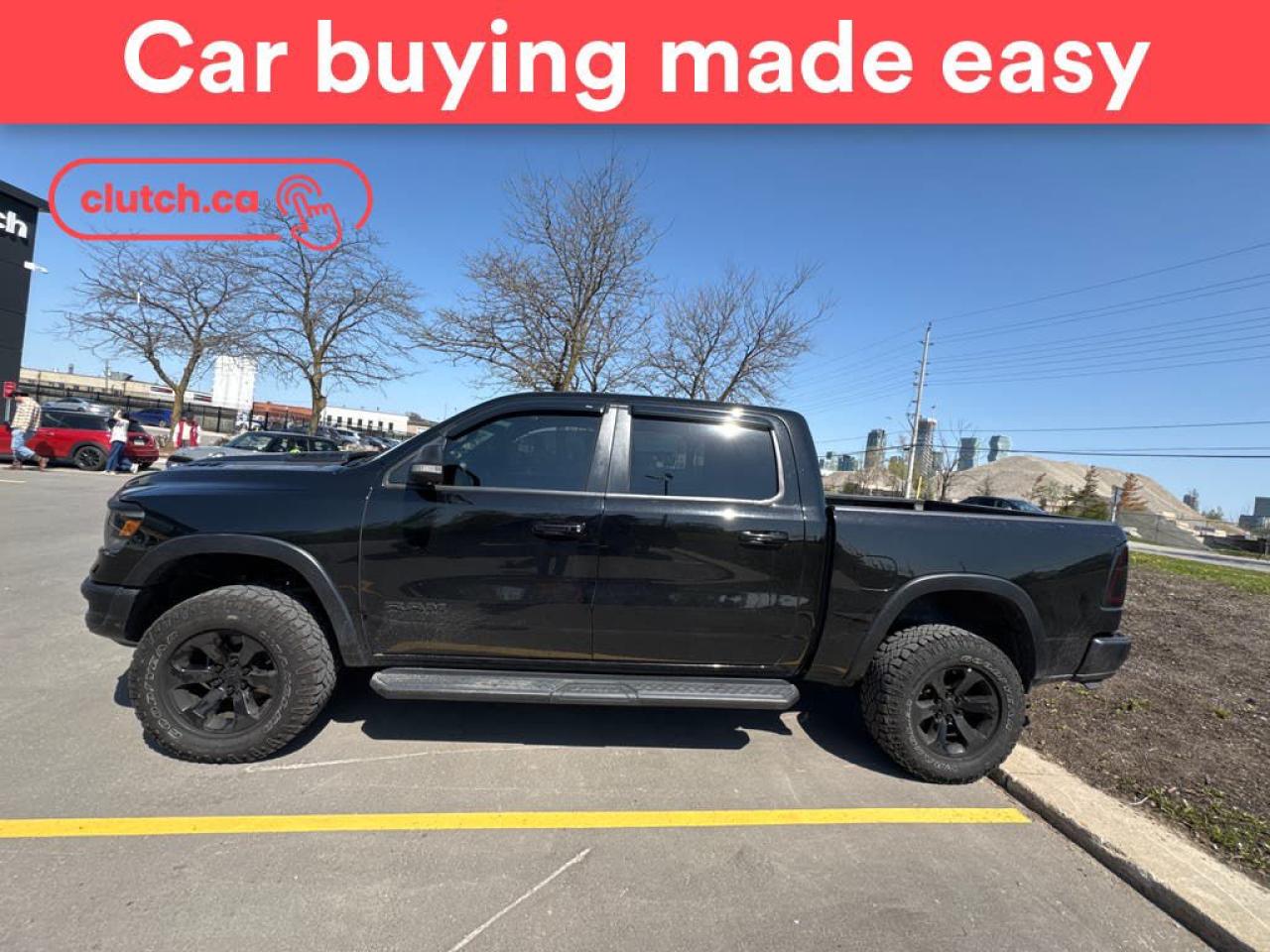 Used 2022 RAM 1500 Rebel Crew Cab 4X4 w/ Apple CarPlay, Heated Front Seats, Rearview Cam for sale in Toronto, ON