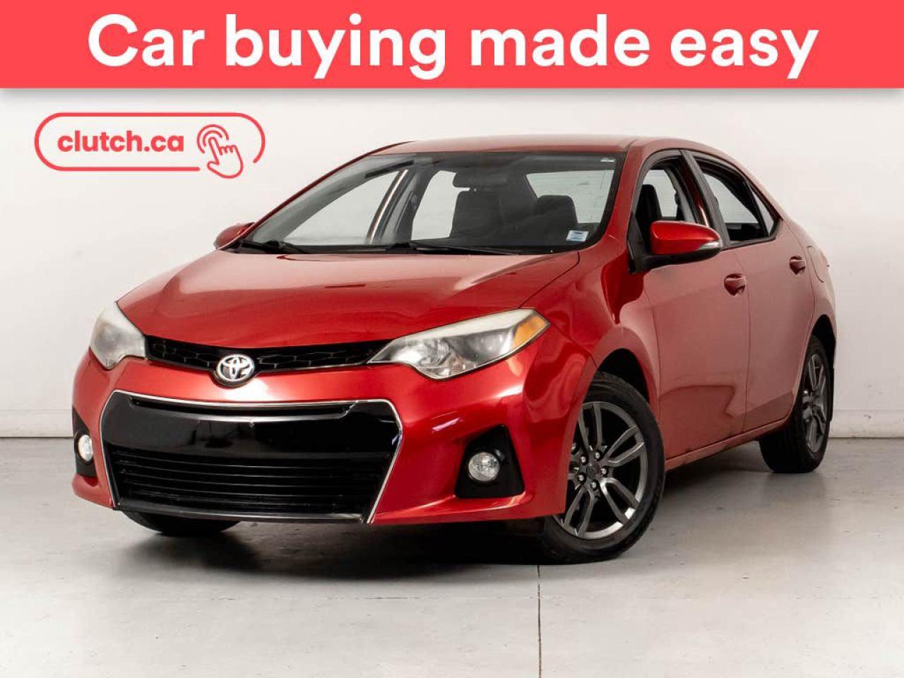 Used 2015 Toyota Corolla S w/ Heated Front Seats, Rearview Camera, Cruise Control for sale in Bedford, NS