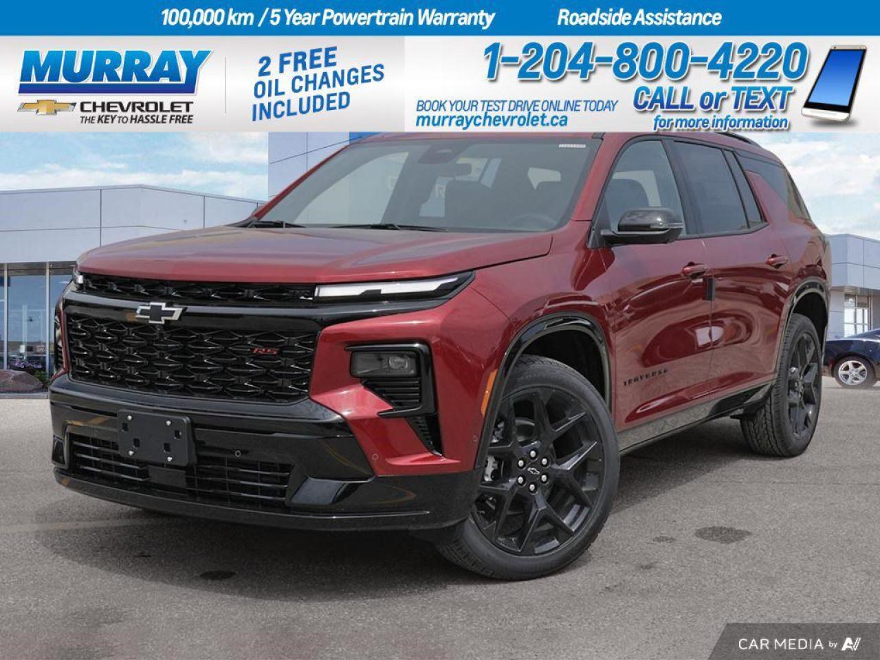 New 2025 Chevrolet Traverse RS for sale in Winnipeg, MB