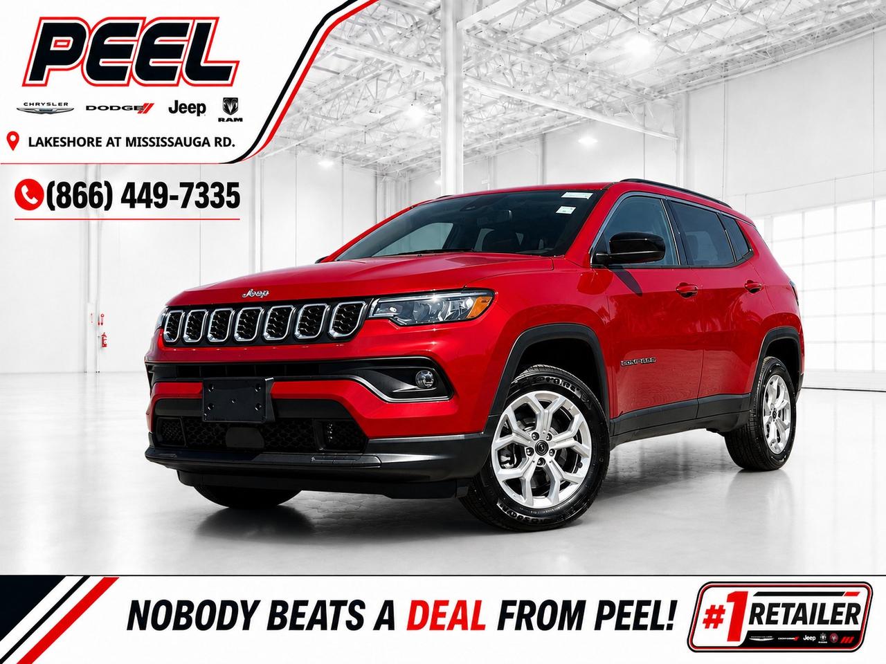 2025 Jeep Compass NORTH 4X4 | Pwr Liftgate " 10.1" Touchscreen | Nav Photo0