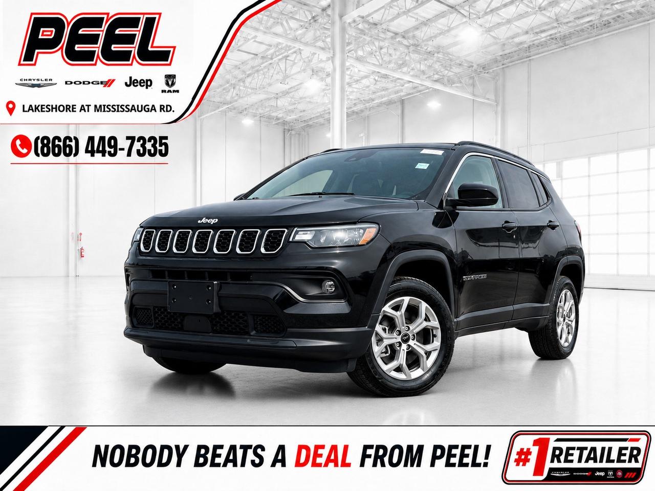 2025 Jeep Compass NORTH 4X4 | PWR LIFTGATE | 10.1 INCH SCREEN + NAV Photo