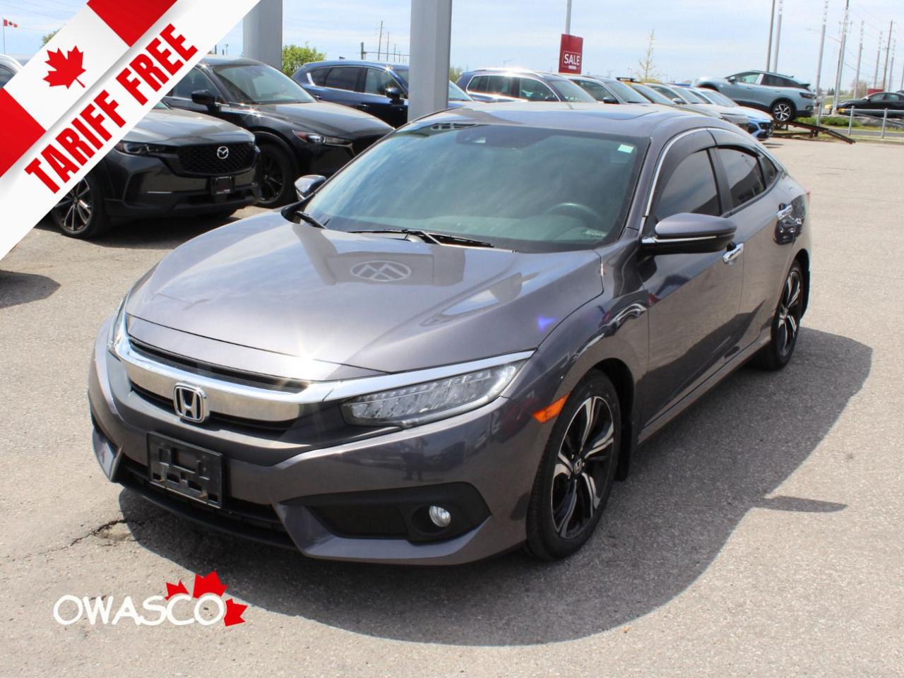 Used 2017 Honda Civic Sedan 1.5L Touring! FWD! for sale in Whitby, ON
