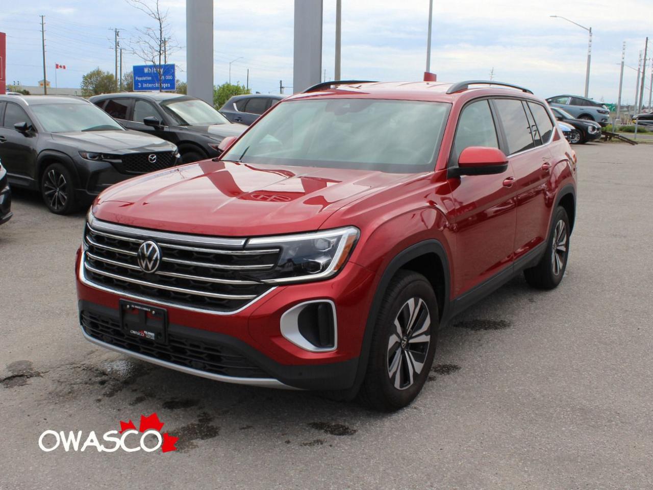 Used 2024 Volkswagen Atlas 2.0L Comfortline! Why buy new? Clean CarFax! for sale in Whitby, ON