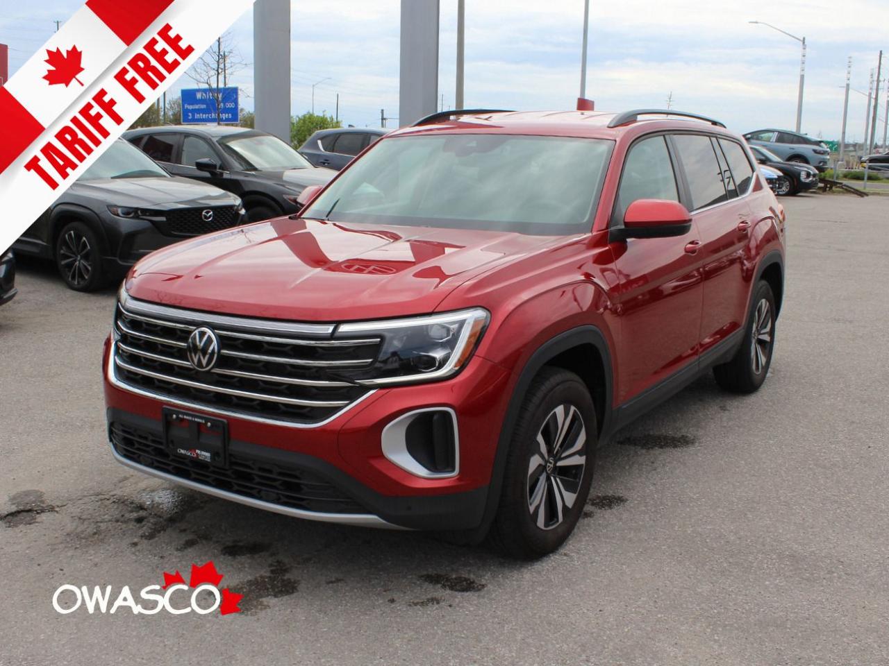 Used 2024 Volkswagen Atlas 2.0L Comfortline! Why buy new? Clean CarFax! for sale in Whitby, ON