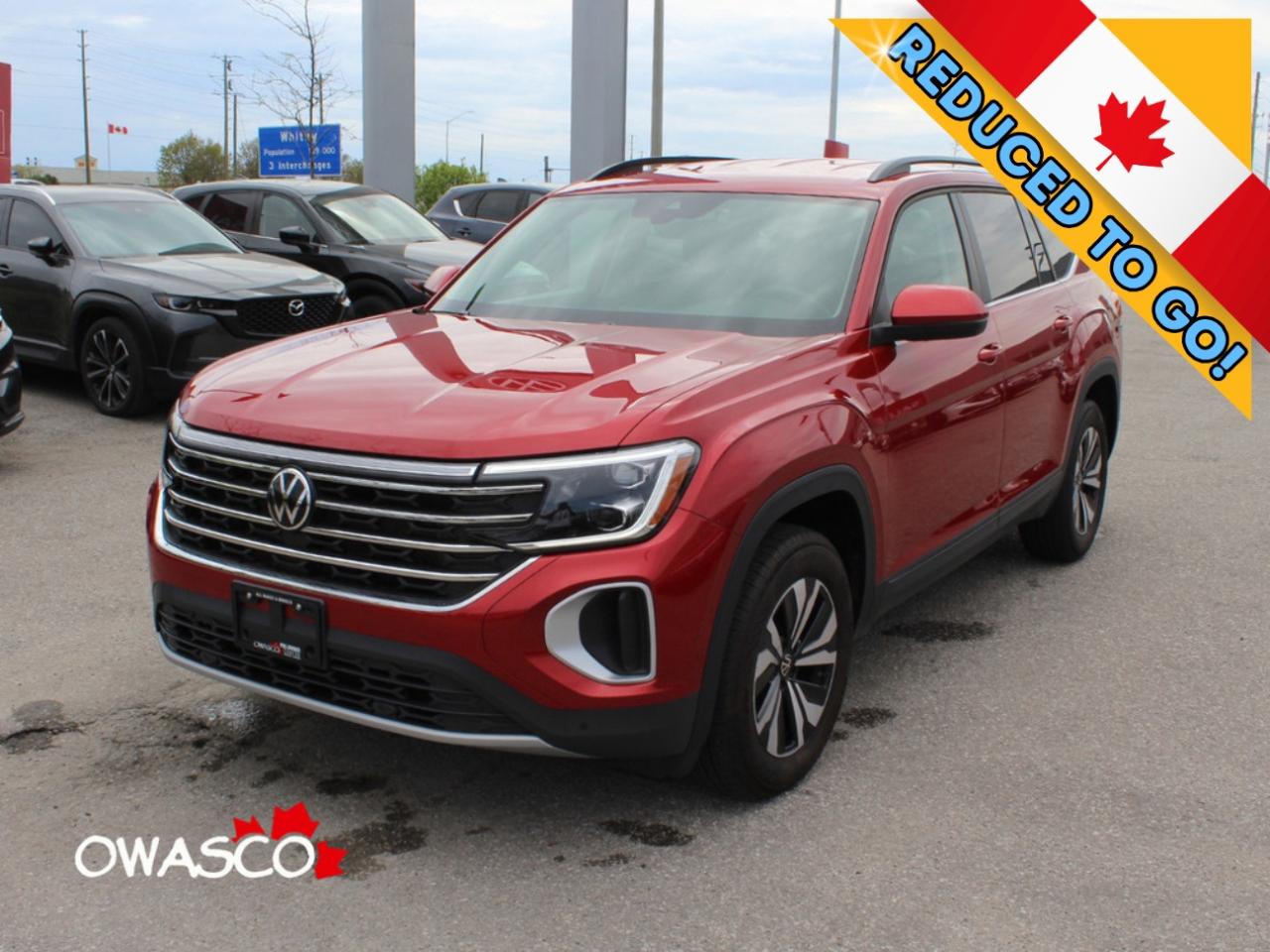 2024 Volkswagen Atlas 2.0L Comfortline! Why buy new? Clean CarFax! Photo0