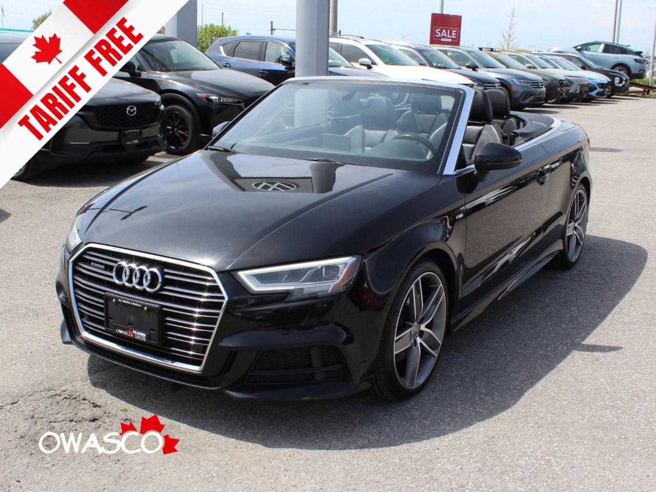 Used 2017 Audi A3 2.0T Technik! S-Line! Beautiful Ride! Convertible! for sale in Whitby, ON
