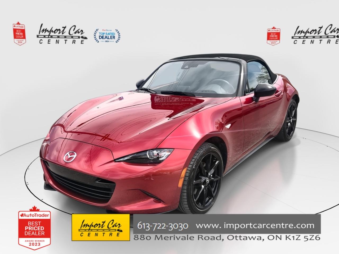 Used 2023 Mazda Miata MX-5 GS-P LIKE NEW!! 6 SPEED, ONLY 11KKMS, A/C, BLIS, B for sale in Ottawa, ON