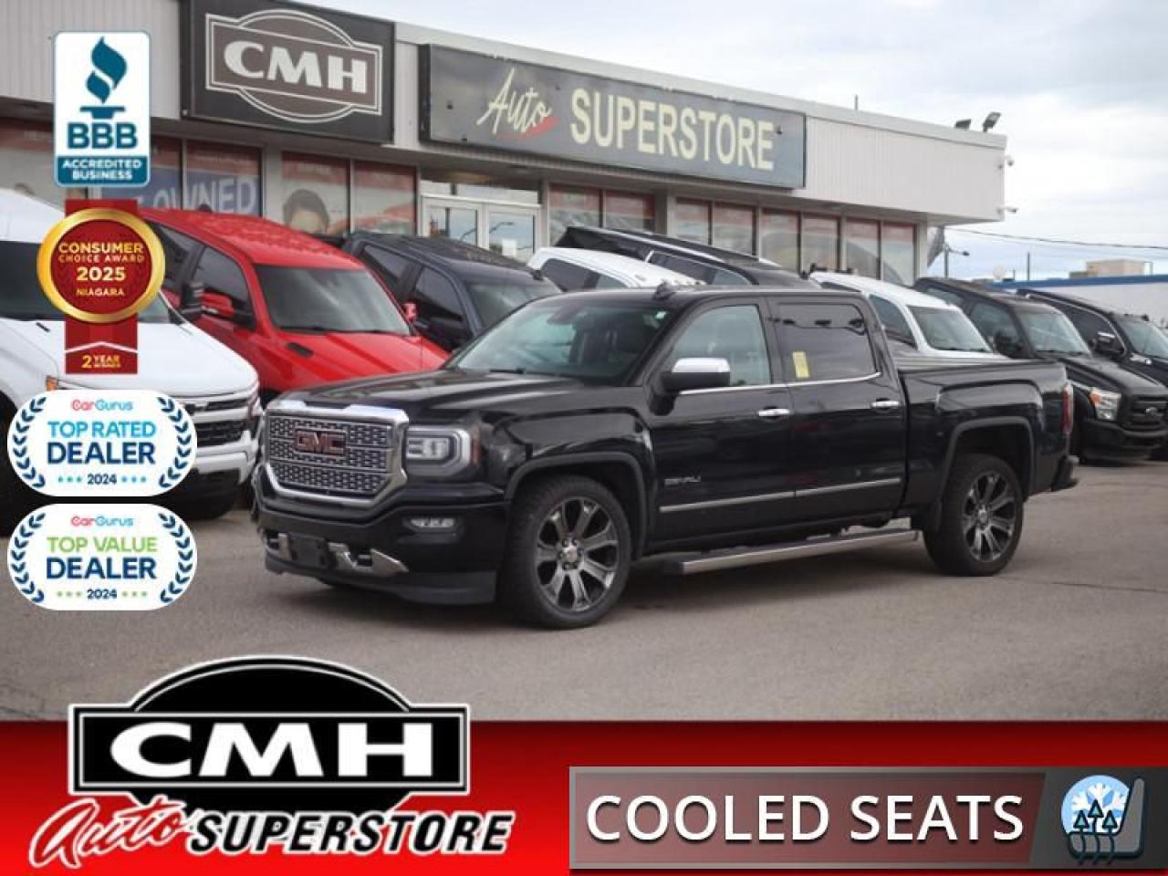 Used 2016 GMC Sierra 1500 Denali  **SUNROOF - COOLED SEATS** for sale in St. Catharines, ON