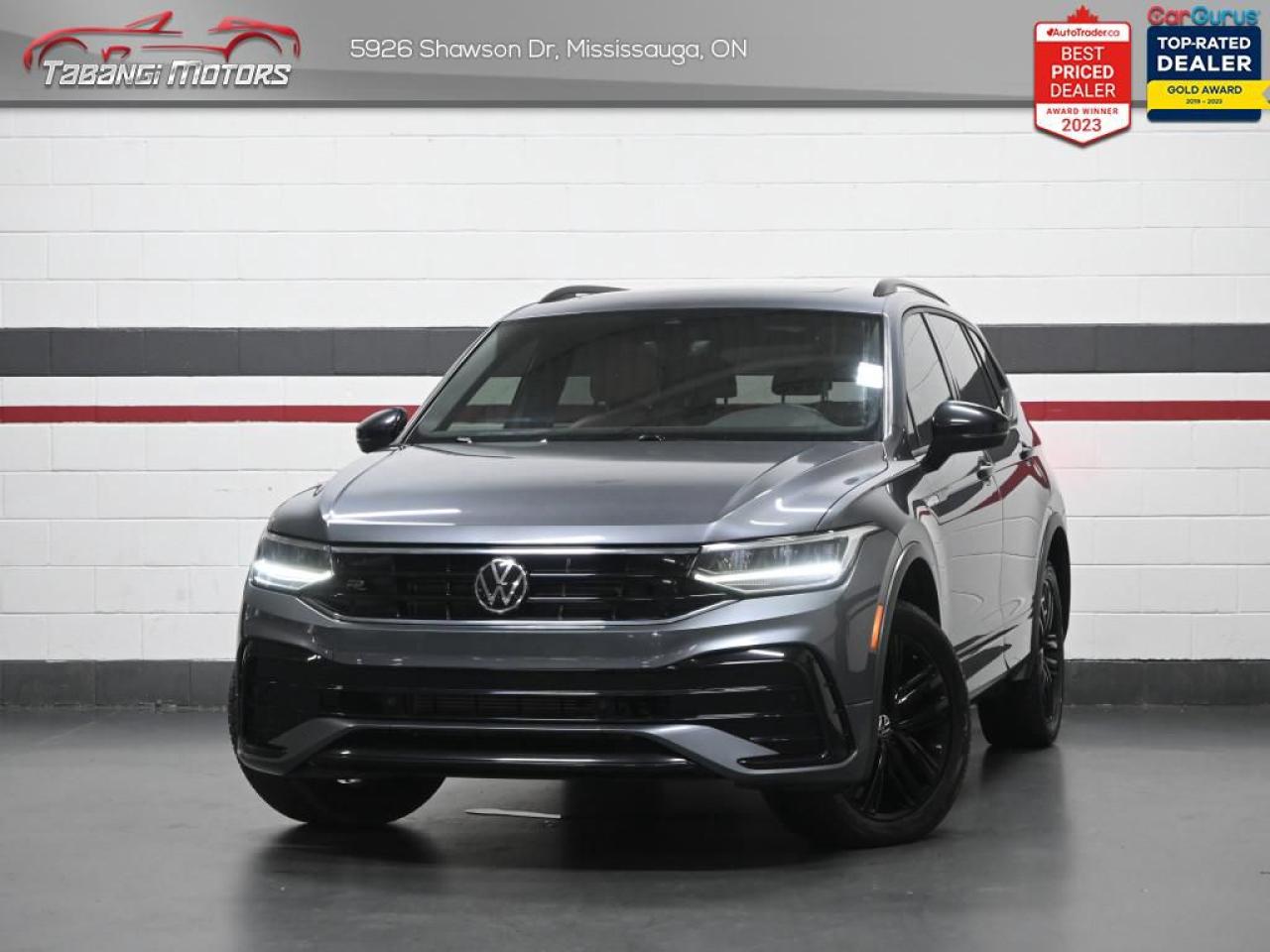 Used 2022 Volkswagen Tiguan Comfortline  R-Line No Accident Brown Leather Ambient Light Panoramic Roof Remote Start for sale in Mississauga, ON