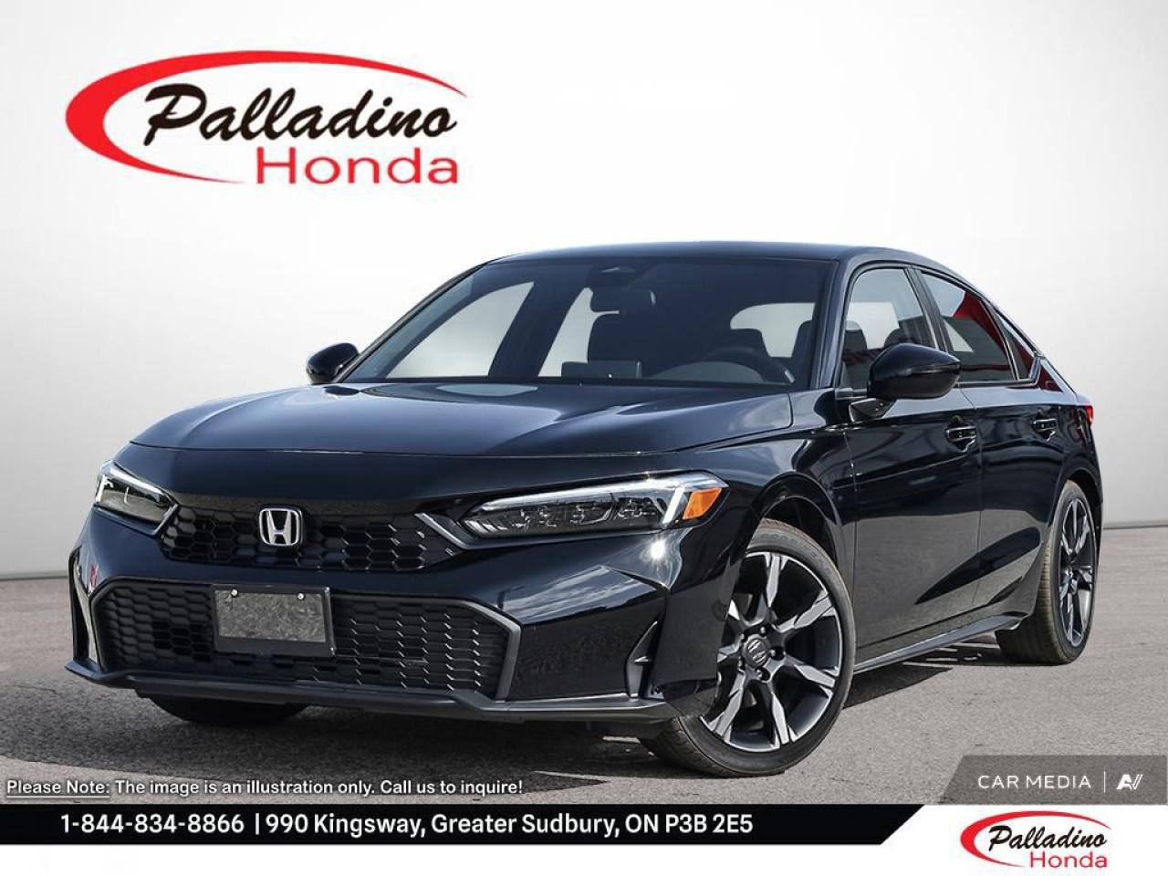 New 2025 Honda Civic Hatchback Hybrid Sport Touring for sale in Greater Sudbury, ON