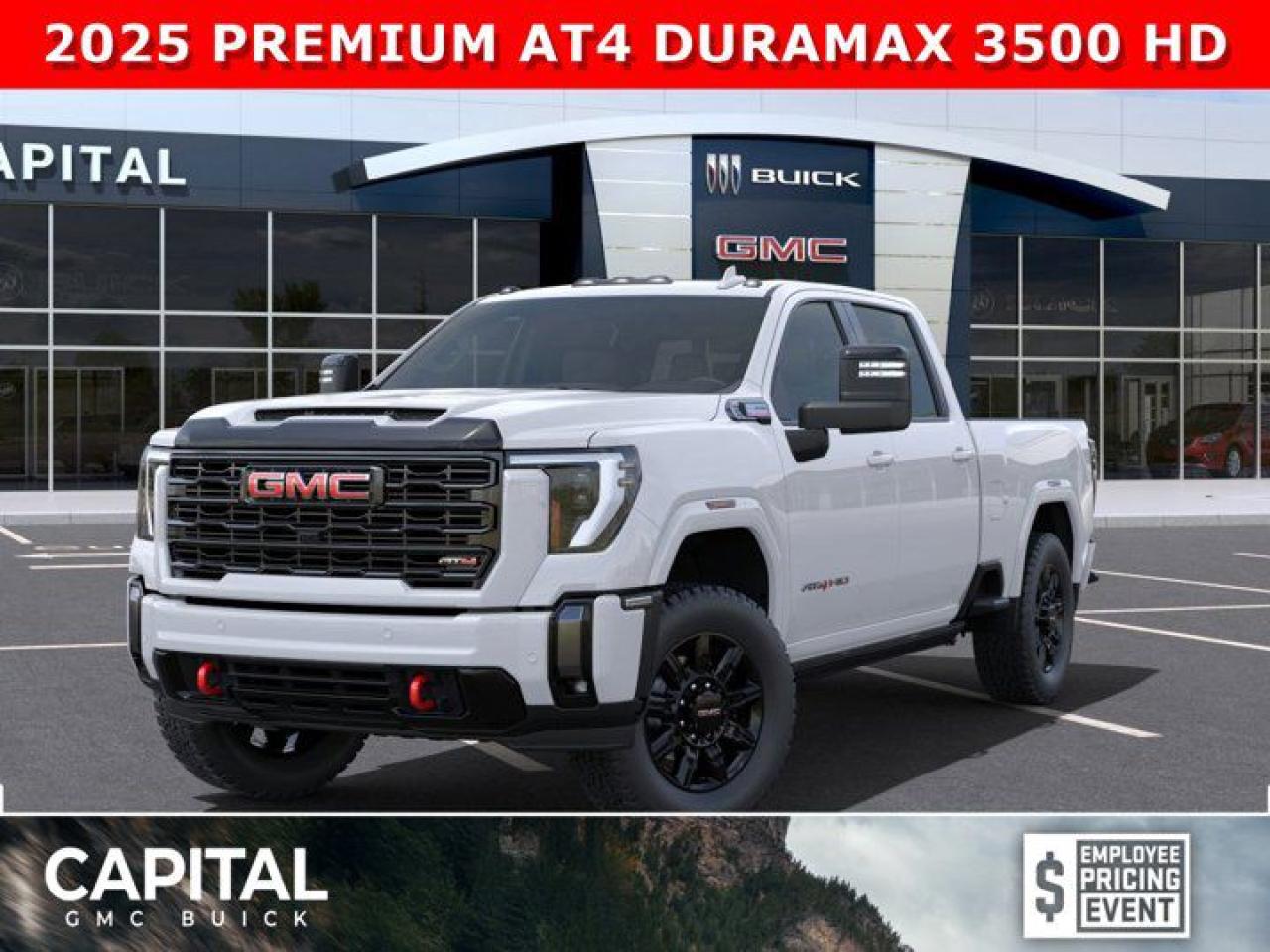 New 2025 GMC Sierra 3500 HD Crew Cab AT4 for sale in Edmonton, AB