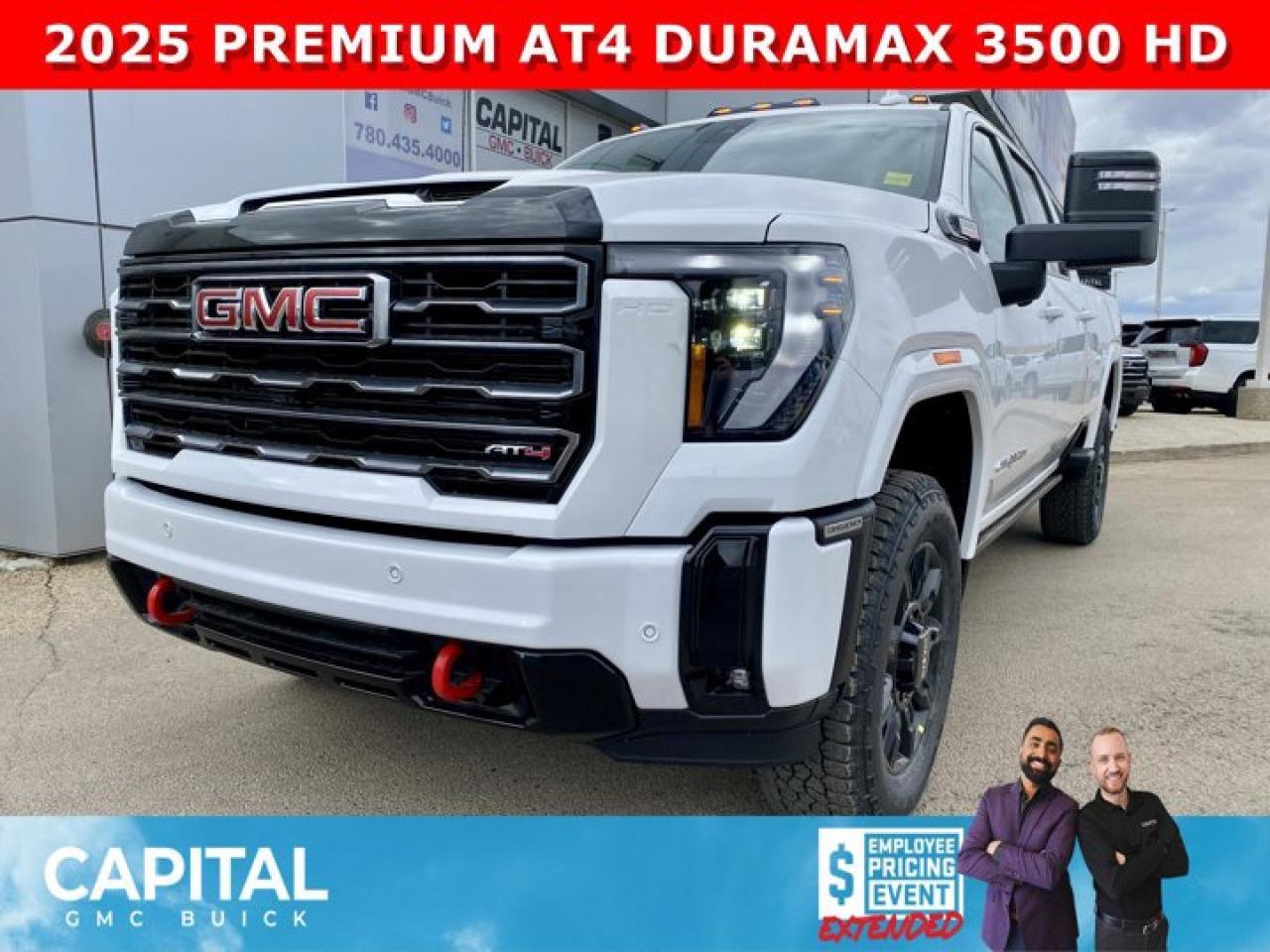 New 2025 GMC Sierra 3500 HD Crew Cab AT4 for sale in Edmonton, AB