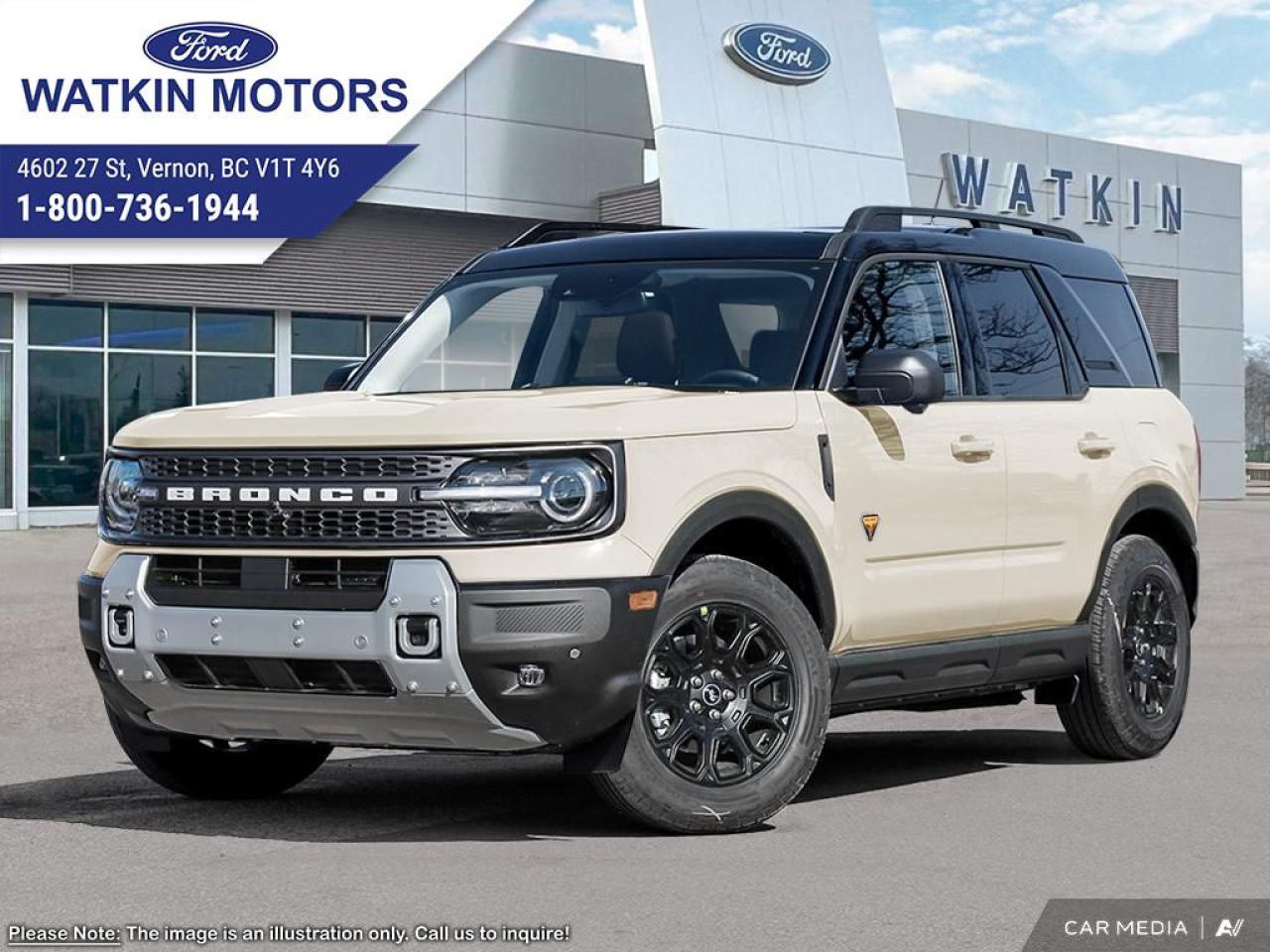 New 2025 Ford Bronco Sport BADLANDS for sale in Vernon, BC