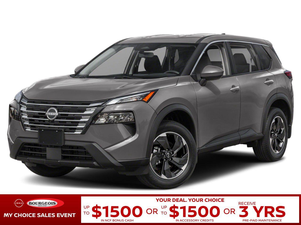 New 2025 Nissan Rogue AWD SV Moonroof for sale in Midland, ON