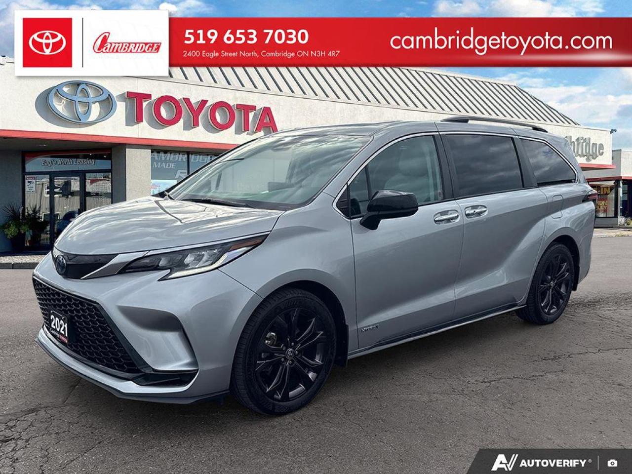 Used 2021 Toyota Sienna XSE 7-Passenger for sale in Cambridge, ON