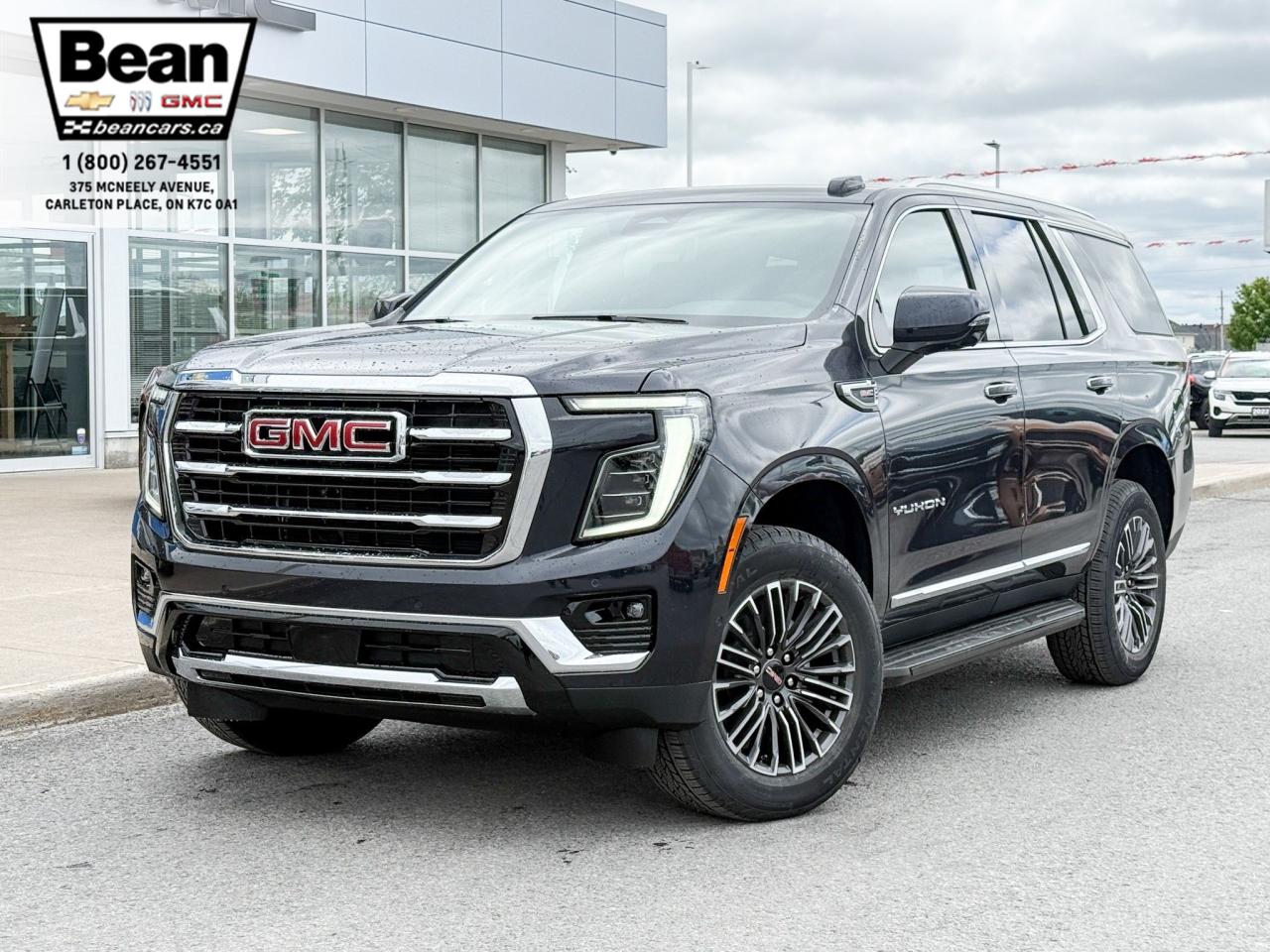 New 2025 GMC Yukon Elevation 5.3L V8 WITH REMOTE START/ENTRY, HEATED SEATS, HEATED STEERING WHEEL, POWER LIFTGATE, HD SURROUND VISION, BOSE SPEAKER SYSTEM for sale in Carleton Place, ON