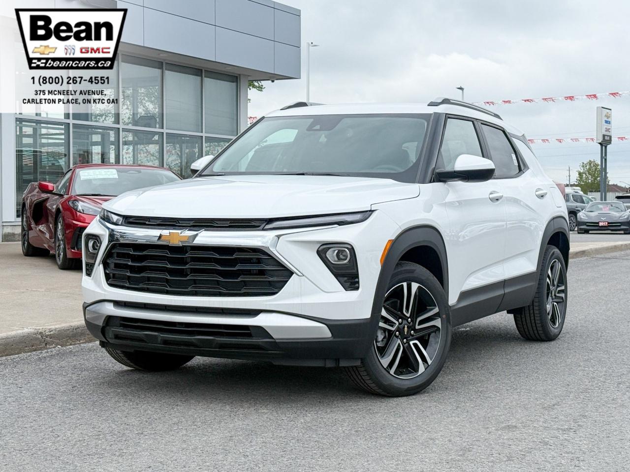 New 2025 Chevrolet TrailBlazer 1.3L TURBO ENGINE WITH REMOTE START/ENTRY, HEATED FRONT SEATS, HEATED STEERING WHEEL & HD REAR VIEW CAMERA for sale in Carleton Place, ON