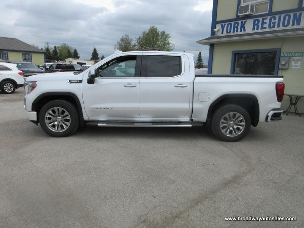 2021 GMC Sierra 1500 LOADED DENALI-PACKAGE 5 PASSENGER 3.0L - DURAMAX.. 4X4.. CREW-CAB.. SHORTY.. NAVIGATION.. LEATHER.. HEATED/AC SEATS.. BACK-UP CAMERA.. Photo2