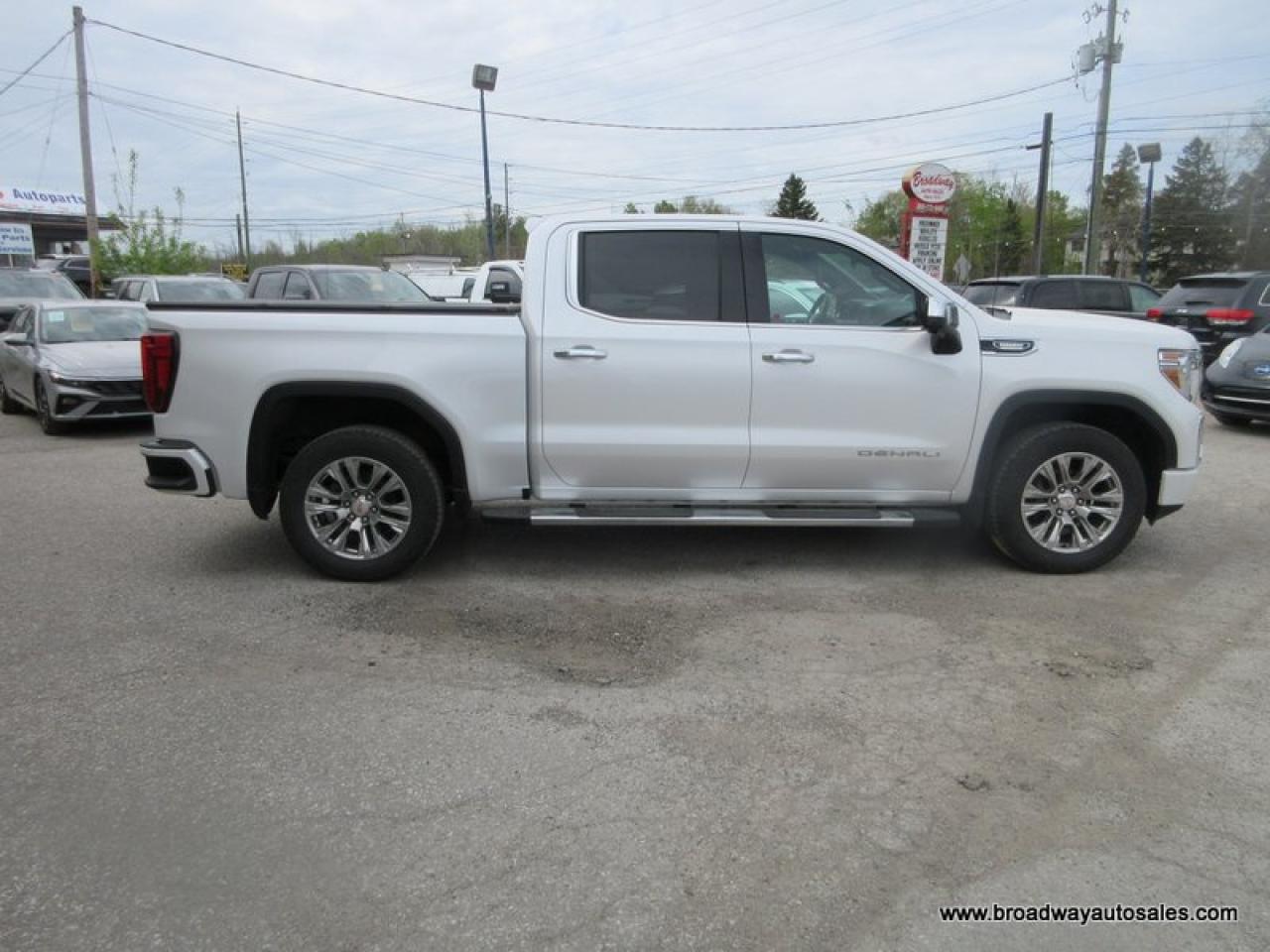 2021 GMC Sierra 1500 LOADED DENALI-PACKAGE 5 PASSENGER 3.0L - DURAMAX.. 4X4.. CREW-CAB.. SHORTY.. NAVIGATION.. LEATHER.. HEATED/AC SEATS.. BACK-UP CAMERA.. Photo