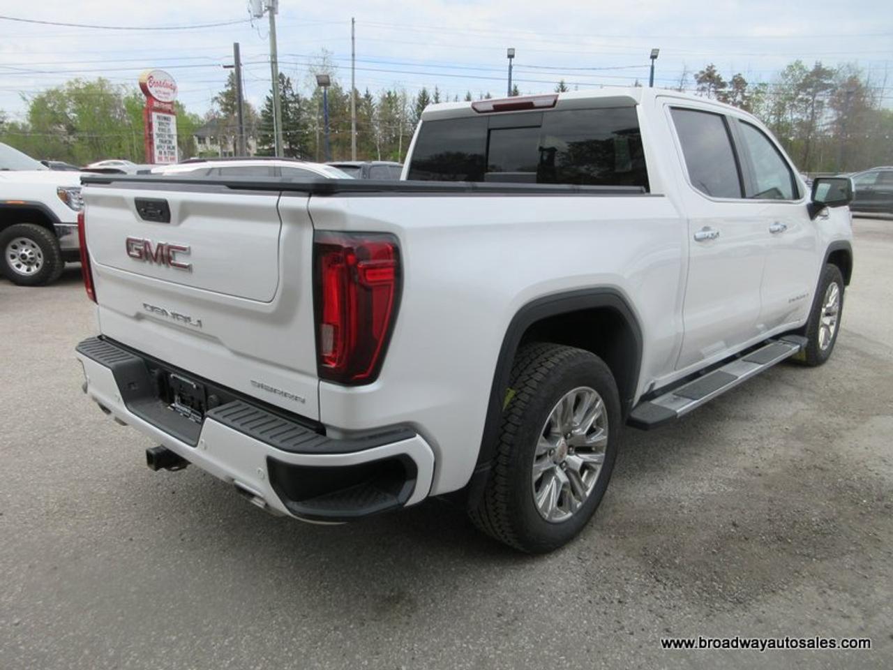 2021 GMC Sierra 1500 LOADED DENALI-PACKAGE 5 PASSENGER 3.0L - DURAMAX.. 4X4.. CREW-CAB.. SHORTY.. NAVIGATION.. LEATHER.. HEATED/AC SEATS.. BACK-UP CAMERA.. Photo