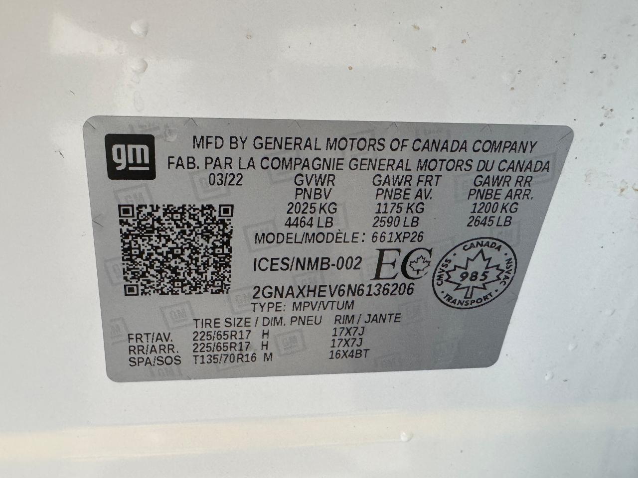 2022 Chevrolet Equinox LS+New Tires & Brakes+Collision Alert+CLEAN CARFAX Photo43