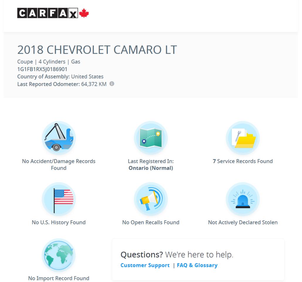 2018 Chevrolet Camaro LT RS+New Tires+Sunroof+Remote Start+CLEAN CARFAX Photo6