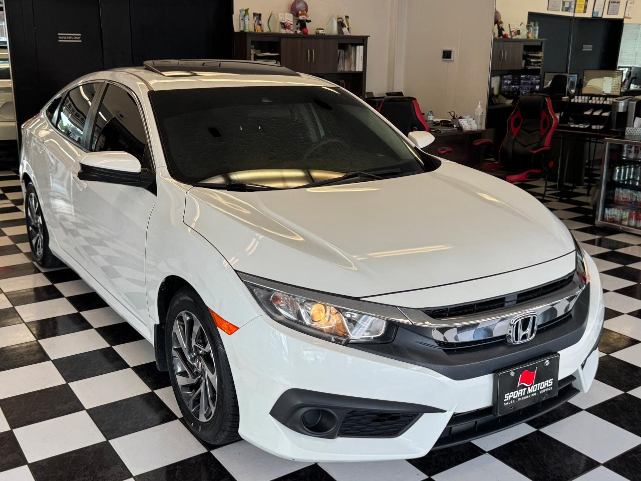 2017 Honda Civic EX+New Tires+Brakes+Roof+LaneKeep+CLEAN CARFAX Photo10