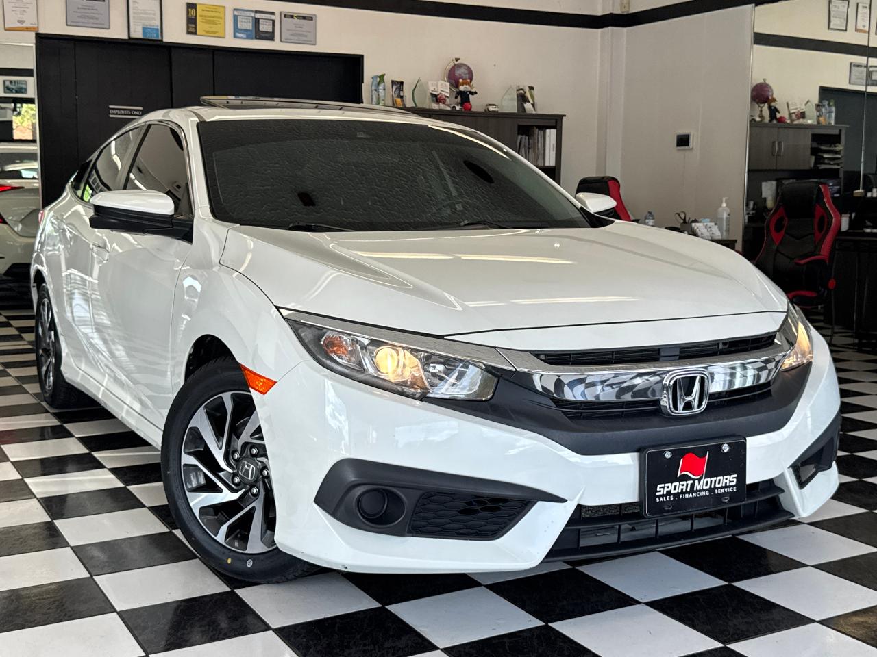 2017 Honda Civic EX+New Tires+Brakes+Roof+LaneKeep+CLEAN CARFAX Photo16