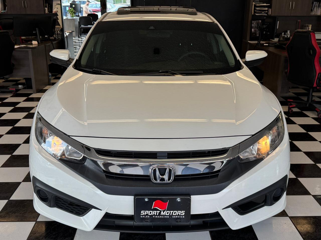 2017 Honda Civic EX+New Tires+Brakes+Roof+LaneKeep+CLEAN CARFAX Photo11