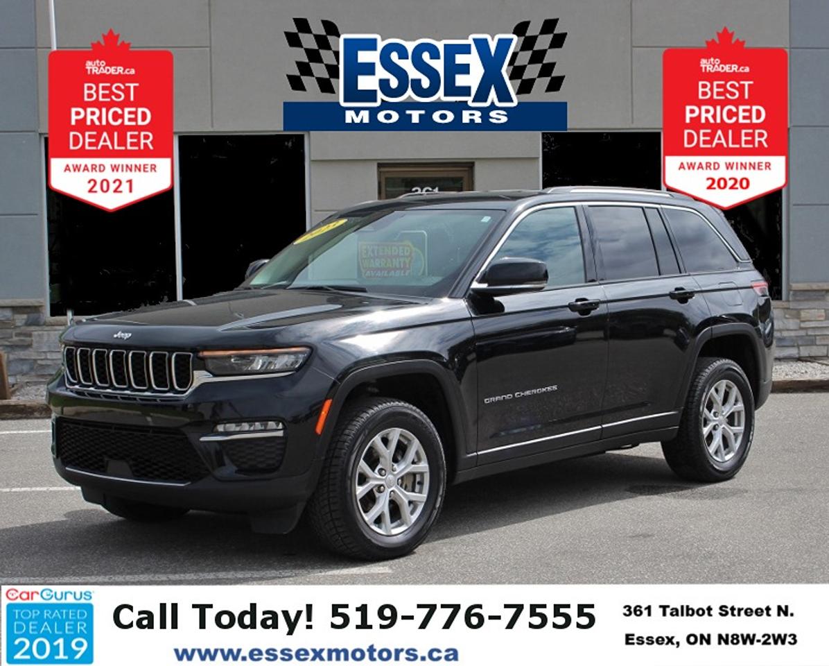 2023 Jeep Grand Cherokee 3.6L V6 Limited*4x4*Heated Leather**Rear Cam*Navi