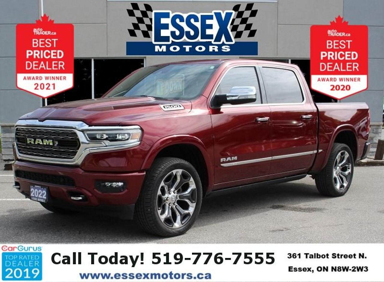 Used 2022 RAM 1500 Ltd*Hemi*4x4*Heated Leather*Moon Roof*CarPlay* for sale in Essex, ON