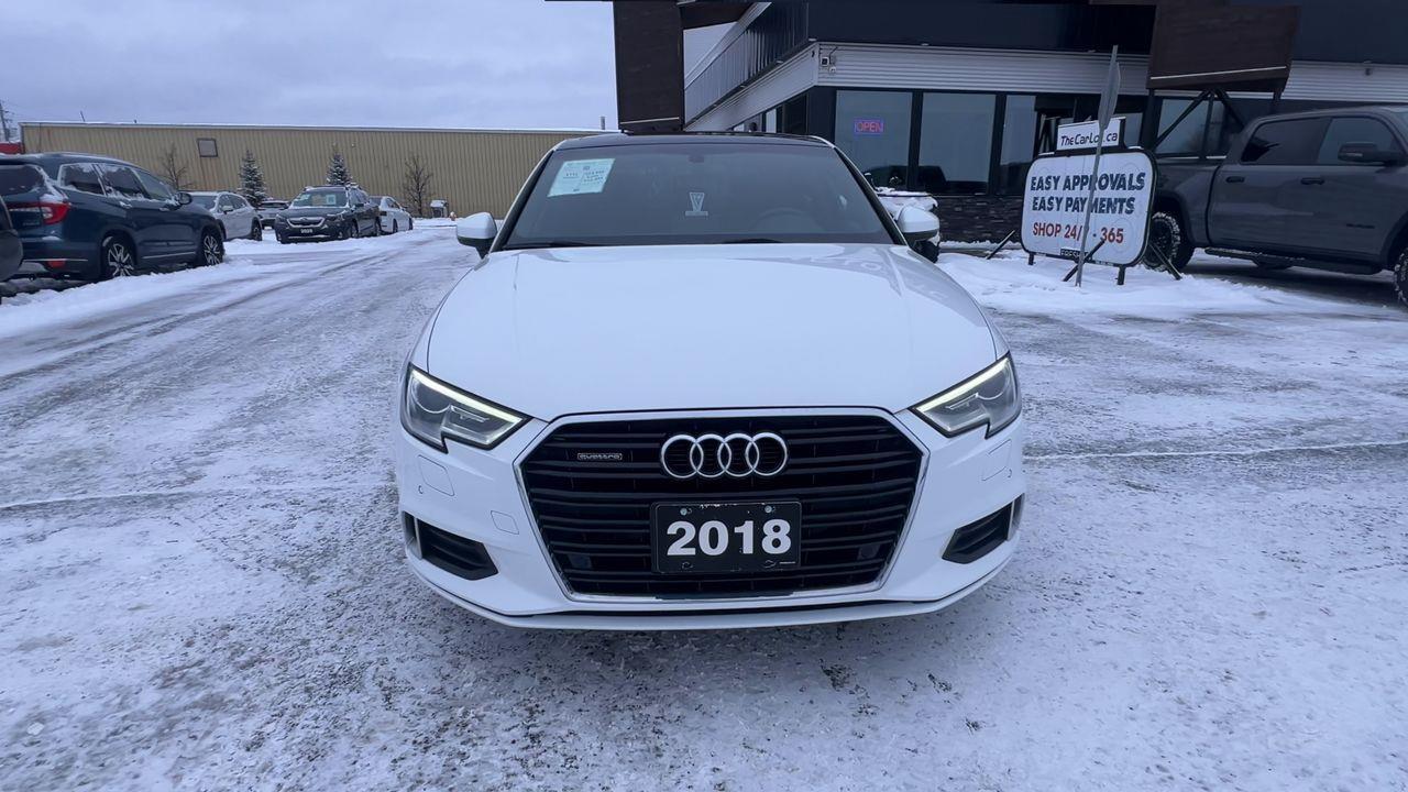2018 Audi A3 2.0T Komfort HEATED LEATHER SEATS, MOONROOF, BACK UP CAM, SIRIUS XM, CRUISE CONTROL!! Photo