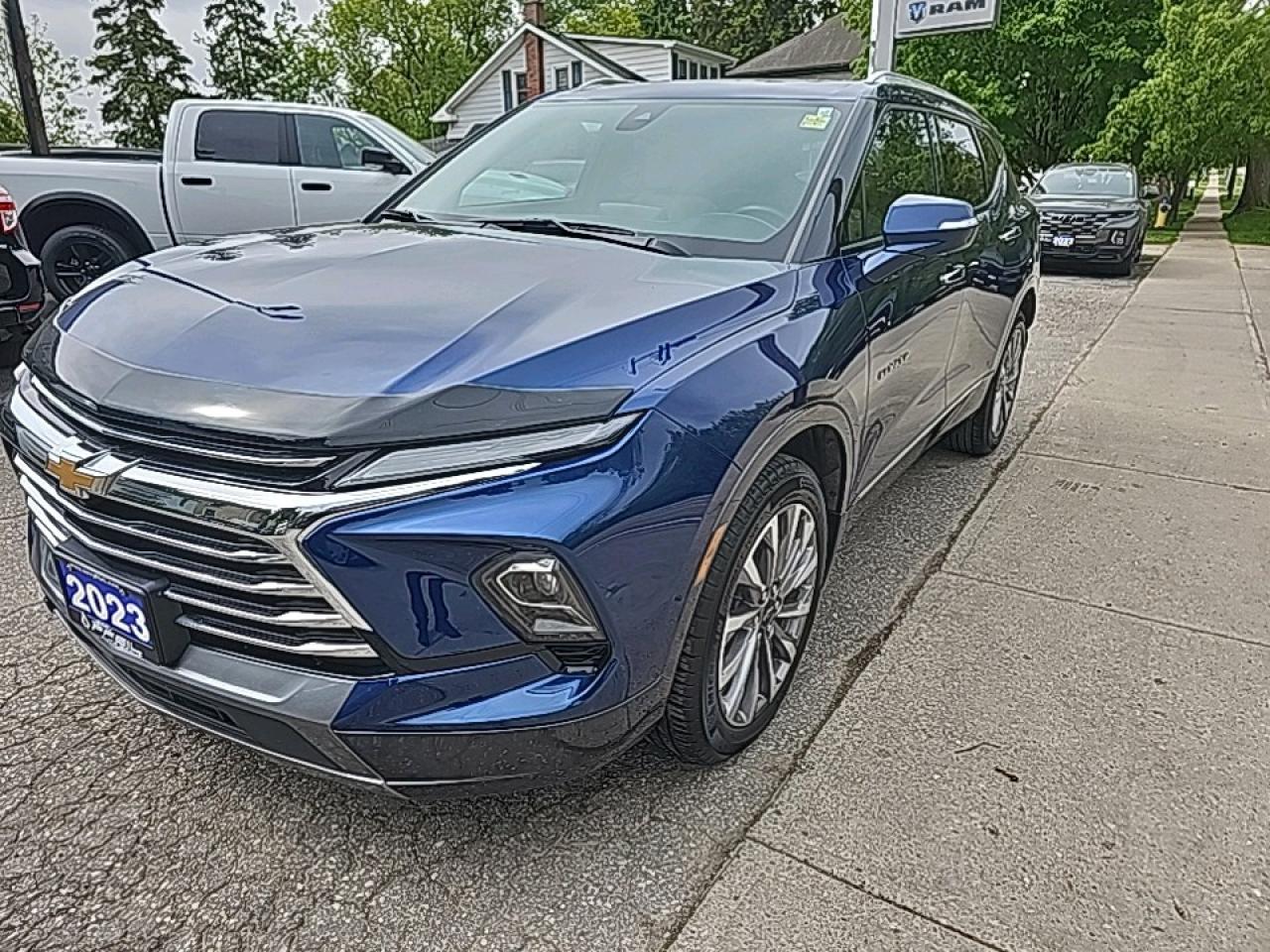 Used 2023 Chevrolet Blazer beautiful Blazer Premier AWD, loaded with options like panoramic sunroof, heated and cooled leather for sale in New Hamburg, ON