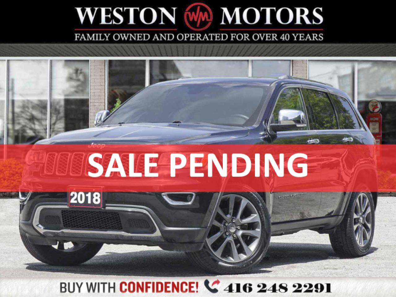 2018 Jeep Grand Cherokee LIMITED*LEATHER*SUNROOF*4X4*HEATED SEATS*NAVI