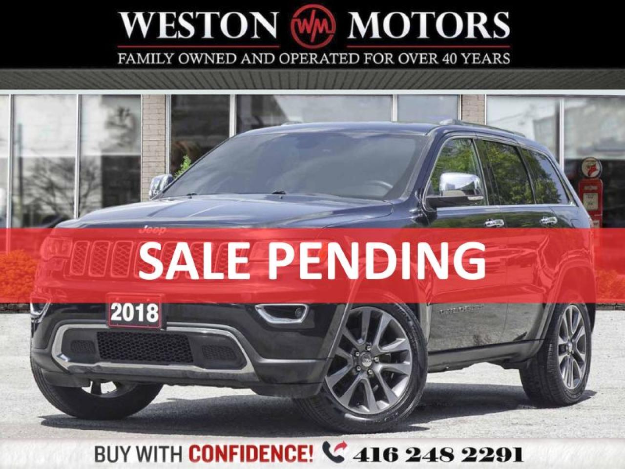 2018 Jeep Grand Cherokee LIMITED*LEATHER*SUNROOF*4X4*HEATED SEATS*NAVI