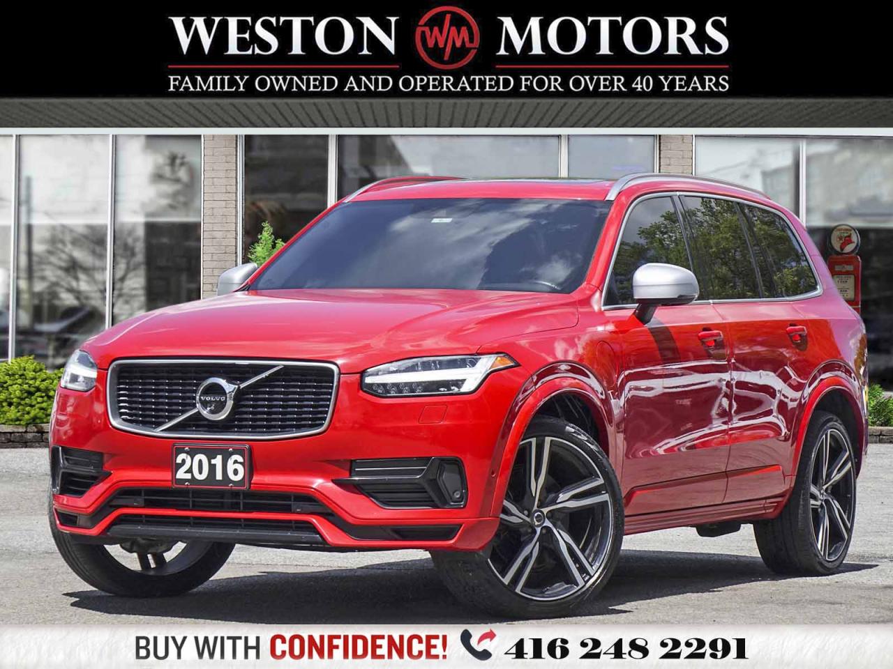 2016 Volvo XC90 HYBRID*LEATHER*MOONROOF*REV-CAM*HEATED SEATS+WHEEL