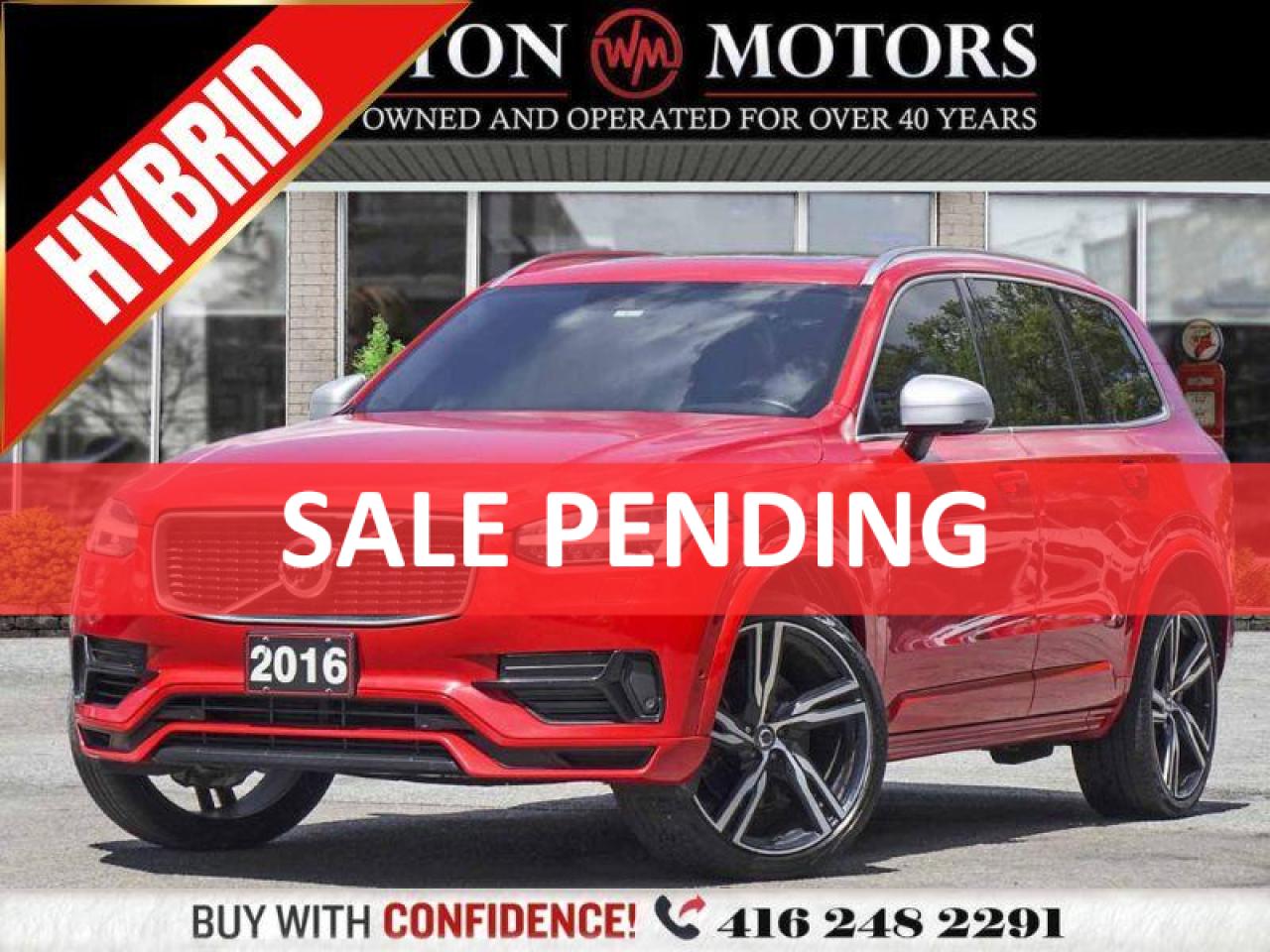 2016 Volvo XC90 HYBRID*LEATHER*MOONROOF*REV-CAM*HEATED SEATS+WHEEL