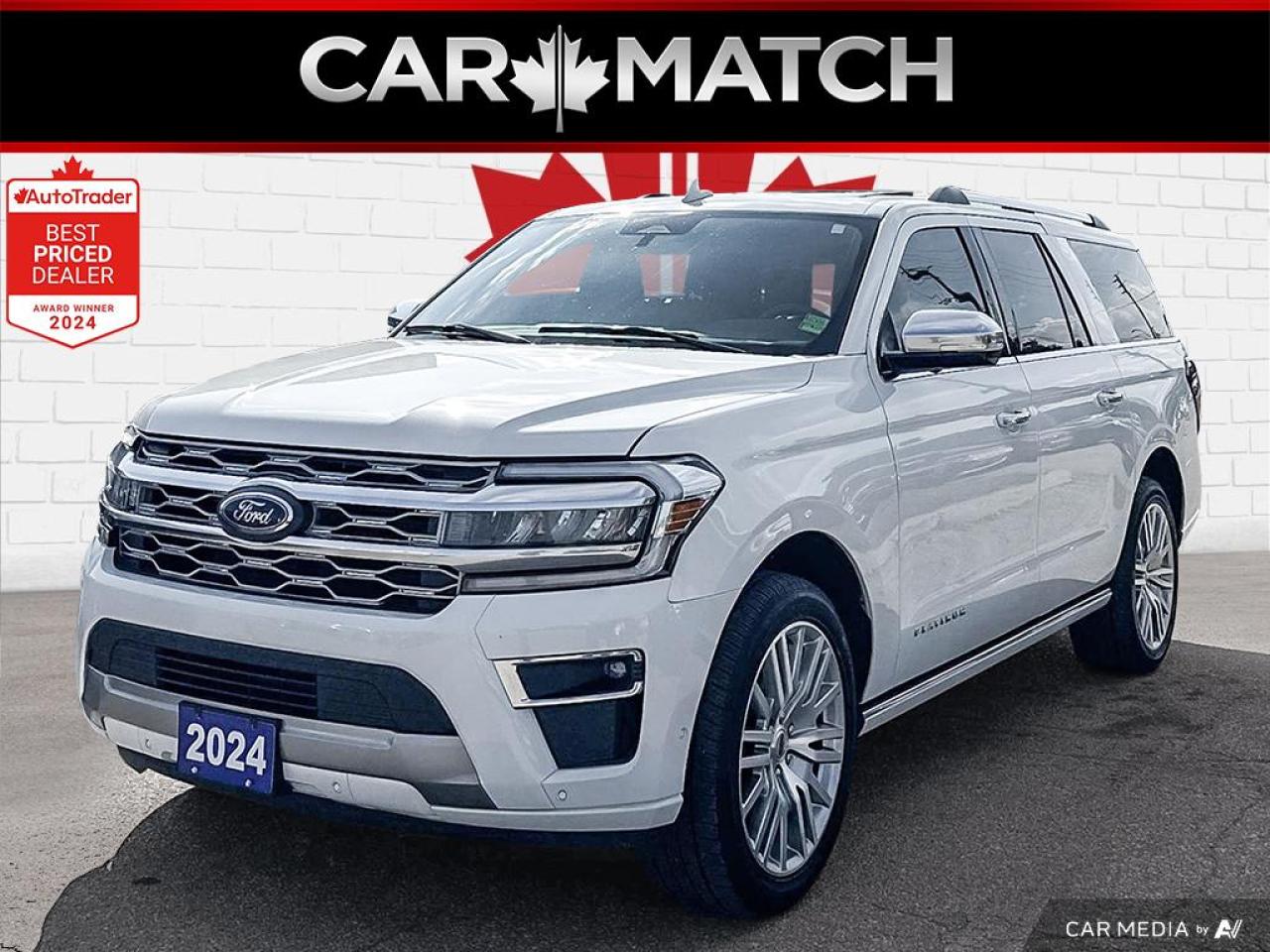 Used 2024 Ford Expedition PLATINUM MAX / NO ACCIDENTS / NAV / ROOF / 1 OWNER for sale in Cambridge, ON