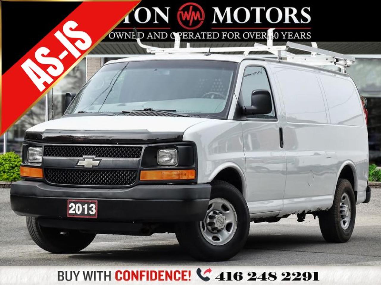 2013 Chevrolet Express 2500 VINYL SEATS*SHELVING*REAR WINDOWS