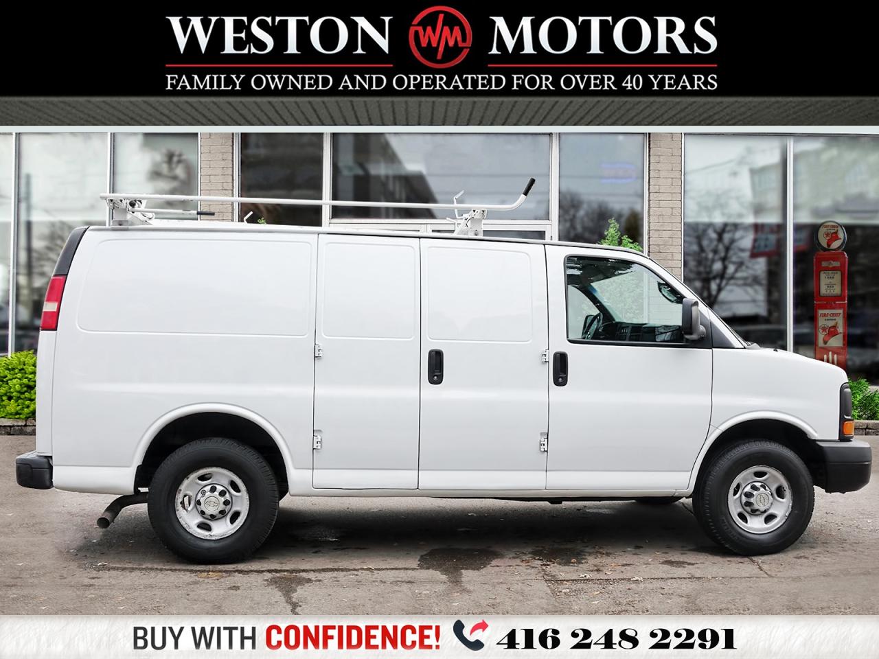 2013 Chevrolet Express 2500 ROOF RACK*SHELVING*REAR WINDOWS Photo2